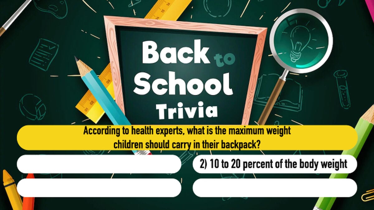 Back to School Trivia image number null